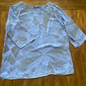 Women’s Juniors Apt 9 Blouse with 3/4 Sleeves Size M